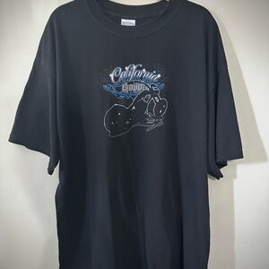 Active California Chopper USA Black and Blue Graphic Tee